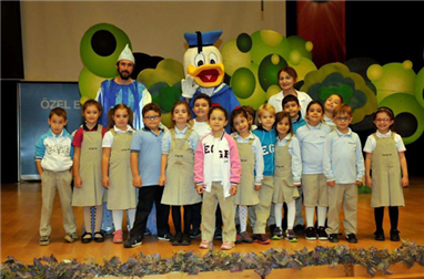 Children watched 'World of Colours' as guests of our Foundation